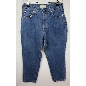 Everlane The Curvy 90's Cheeky Straight Jean organic cotton size 32 Ankle